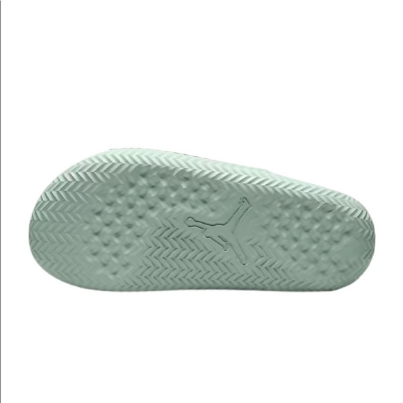 SOLD Nike Air Jordan Play Slides Seafoam/Photon Dust Men's Sandal Size 8 - Picture 5 of 6